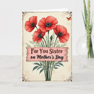 Cartão do Dia das Mães Rose Banner