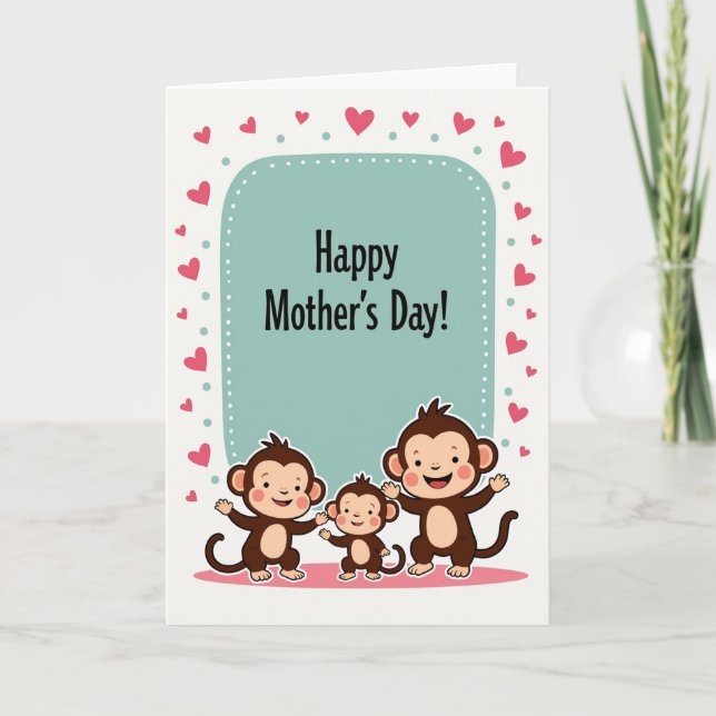 Cartão do Dia das Mães Rosy Simian (Frente)