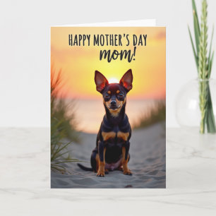 Cartão do Dia das Mães Sunset Pet