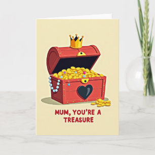 Cartão do Dia das Mães Tesouro Mãe