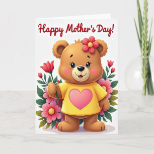 Cartão do Dia das Mães Tulipa Amorosa