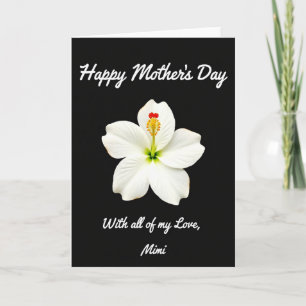 Cartão do Dia das Mães White Bloom Amor