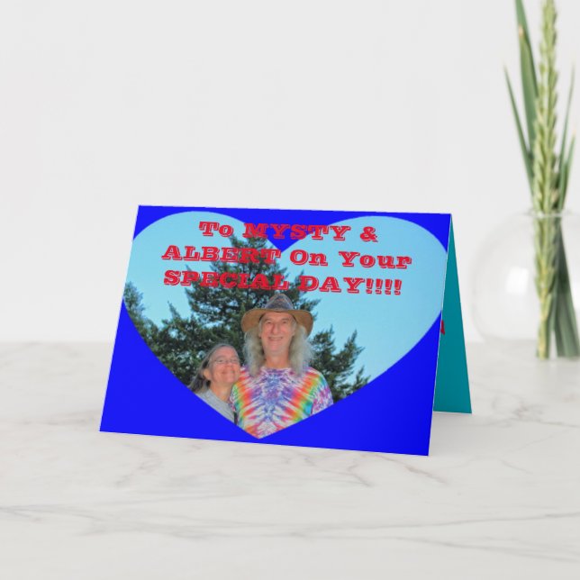 CARTÃO DO DIA DE CASAMENTO (Frente)