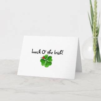 Cartão do dia de St Patrick