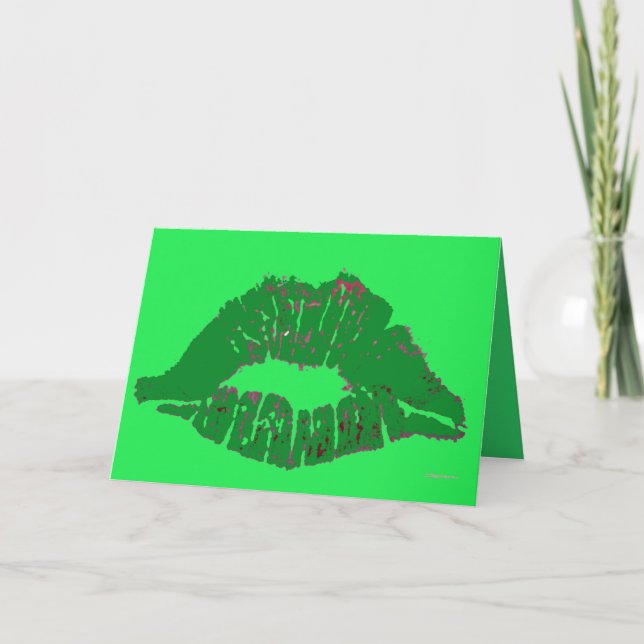 Cartão do dia de St Patrick feliz (Frente)