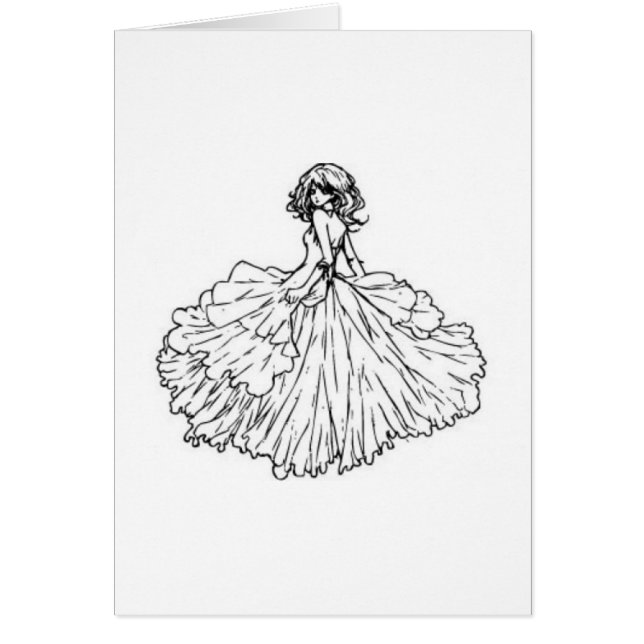 cartão do dia do casamento (Frente)