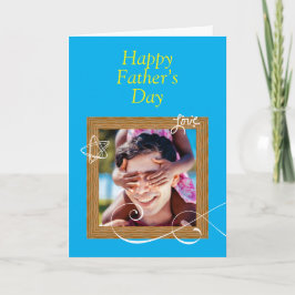Cartão do Dia do Pai Personalizado com Foto - Pers
