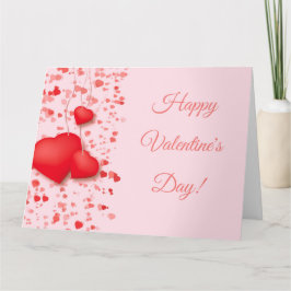 CARTÃO DO DIA DOS NAMORADOS COM CORAÇÕES FOFOS