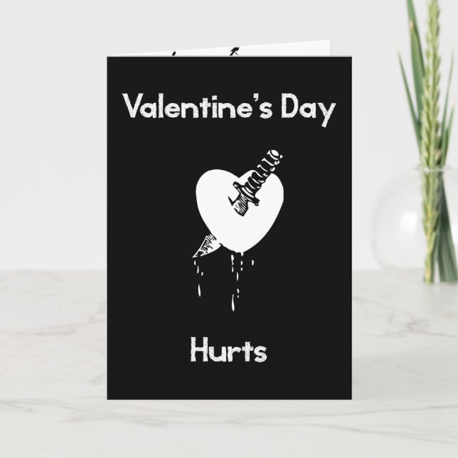 Cartão do dia dos namorados de Emo (Frente)