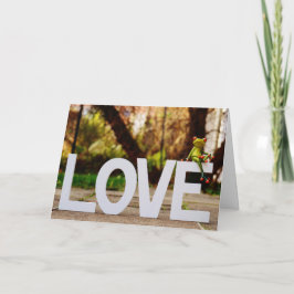 Cartão do dia dos namorados do amor