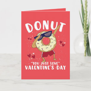 Cartão do dia dos namorados Donut
