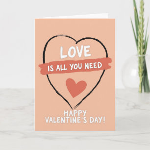 Cartão do Dia dos Namorados Love Is All You Need