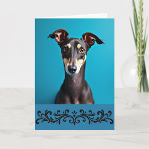 Cartão do Dia dos Pais Atencioso para Cães