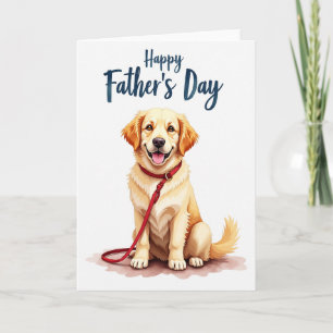 Cartão do Dia dos Pais Cachorrinho Querido