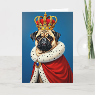 Cartão do Dia dos Pais Canino Real