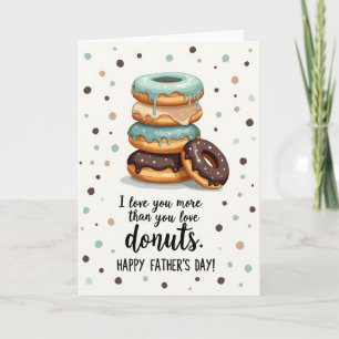 Cartão do Dia dos Pais com Donuts Glasurados