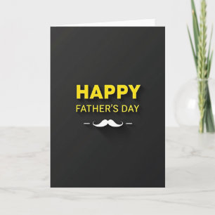 Cartão do Dia dos Pais com Ícone do Papai Gráfico