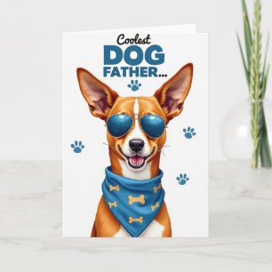 Cartão do Dia dos Pais do Cachorro Legal