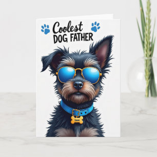 Cartão do Dia dos Pais do Cachorro Mais Legal