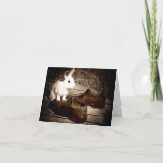 Cartão do dia dos pais do coelho