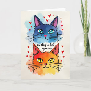 Cartão do Dia dos Pais dos Cool Cats