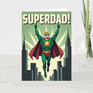 Cartão do Dia dos Pais Emerald Hero