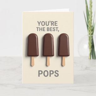 Cartão do Dia dos Pais Finest Pops