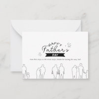 Cartão do Dia dos Pais Gerações de Amor