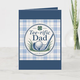 Cartão do Dia dos Pais Golf Dad Camiseta Pai Incrí