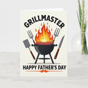 Cartão do Dia dos Pais Grillmaster Doce