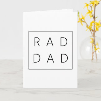 Cartão do Dia dos Pais Pai Radical