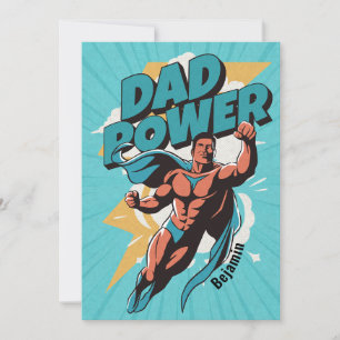 Cartão do Dia dos Pais Personalizado Poder do Papa