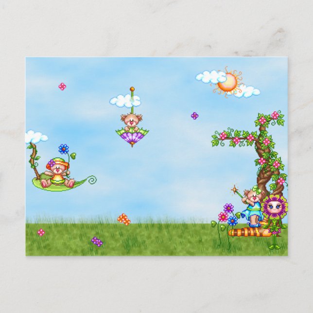 Cartão do dia ensolarado (Frente)