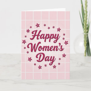 Cartão do Dia Internacional da Mulher