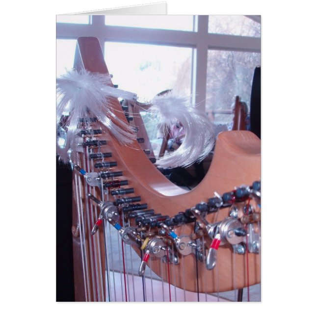 Cartão do divertimento da harpa (Frente)