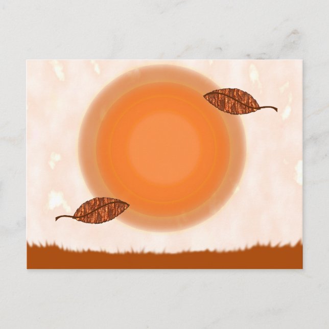 Cartão do equinócio do outono (Frente)