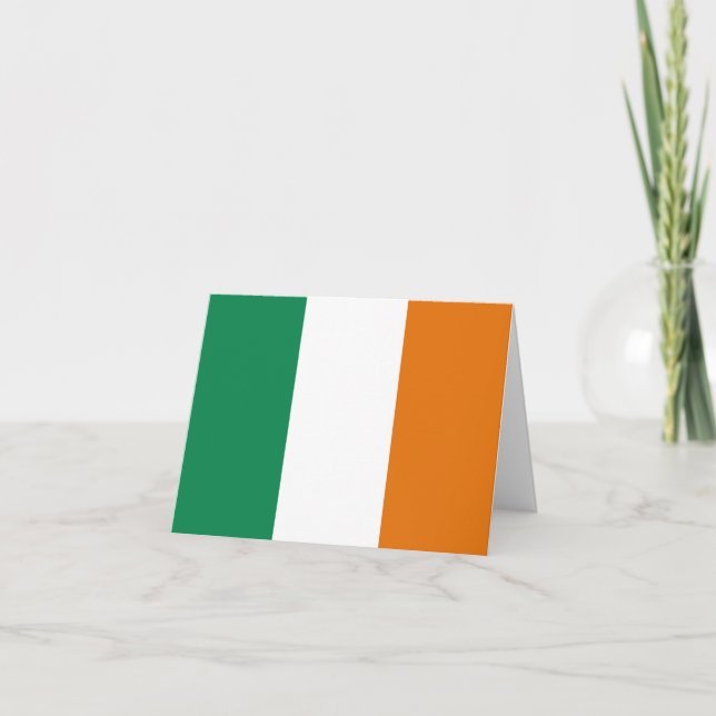 Cartão do Estandarte da Irlanda (Frente)