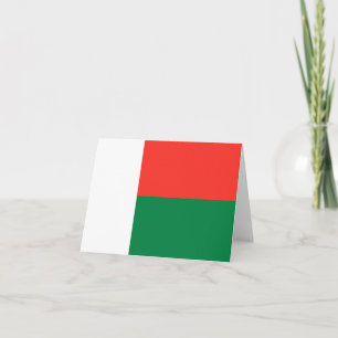 Cartão do Estandarte de Madagascar