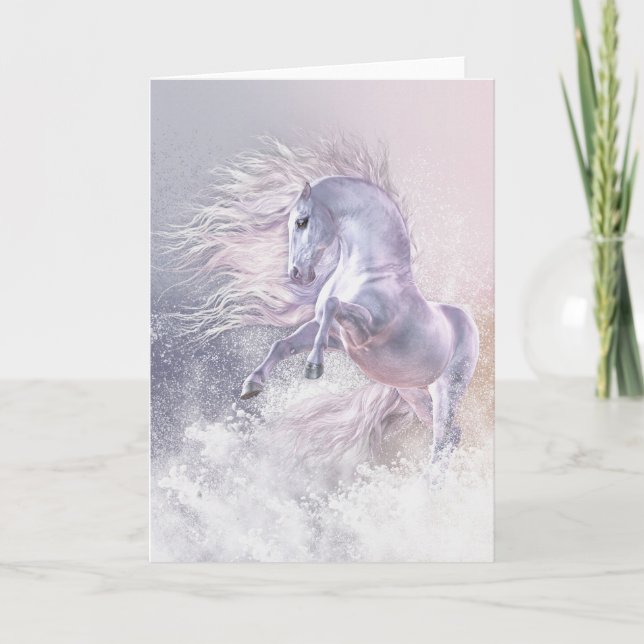 Cartão do fantasma da neve (Frente)