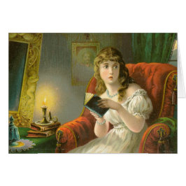 Cartão do fantasma do Victorian