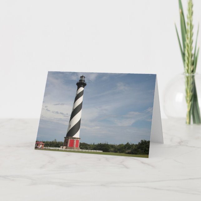 Cartão do farol de Hatteras (Frente)