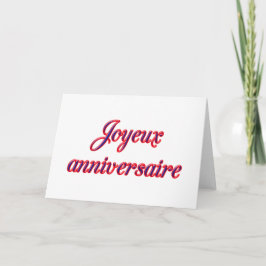 Cartão do feliz aniversario