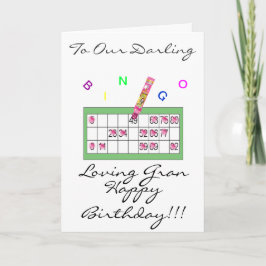 CARTÃO DO FELIZ ANIVERSARIO DO BINGO GRAN