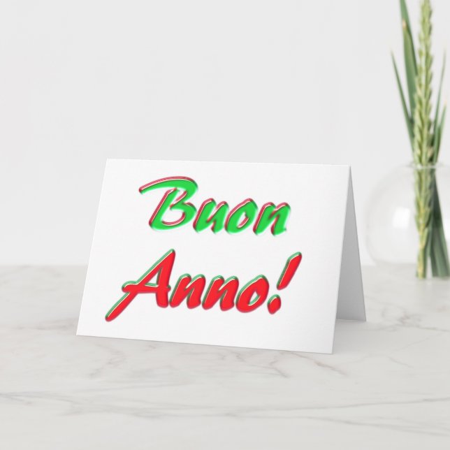 Cartão do feliz ano novo (Frente)