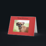 Cartão do Feliz Natal de Puggle<br><div class="desc">Cartão do Feliz Natal de Puggle</div>