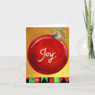 Cartão do feriado da alegria por Alicia L.