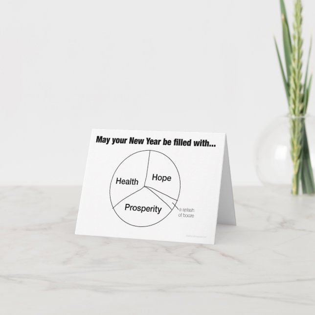 Cartão do feriado da carta de torta da (Frente)