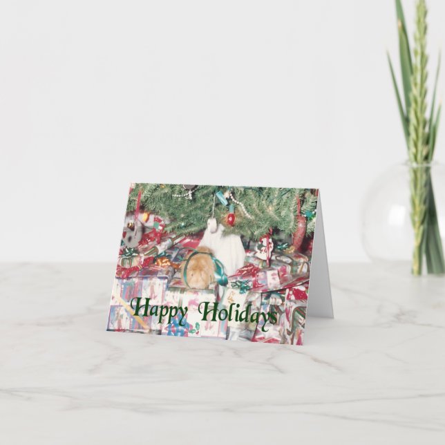 Cartão do feriado da cobaia (Frente)