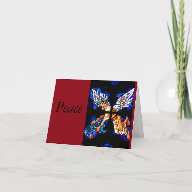 Cartão do feriado da paz (Frente)