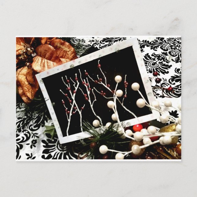 Cartão do feriado de inverno (Frente)